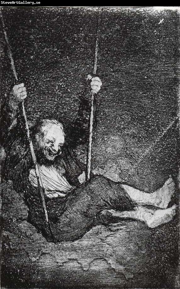 Francisco Goya Old man on a Swing